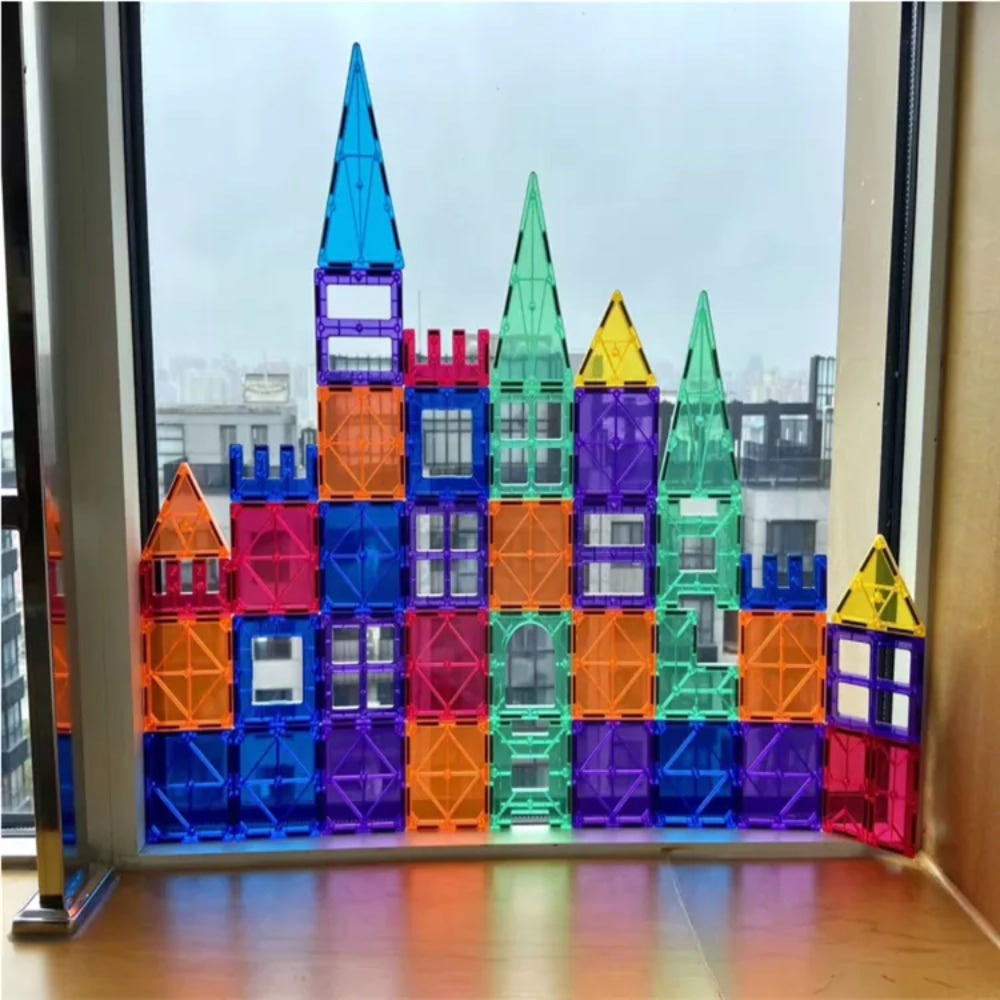 Kreativni set magnetnih kocki - 196 komada