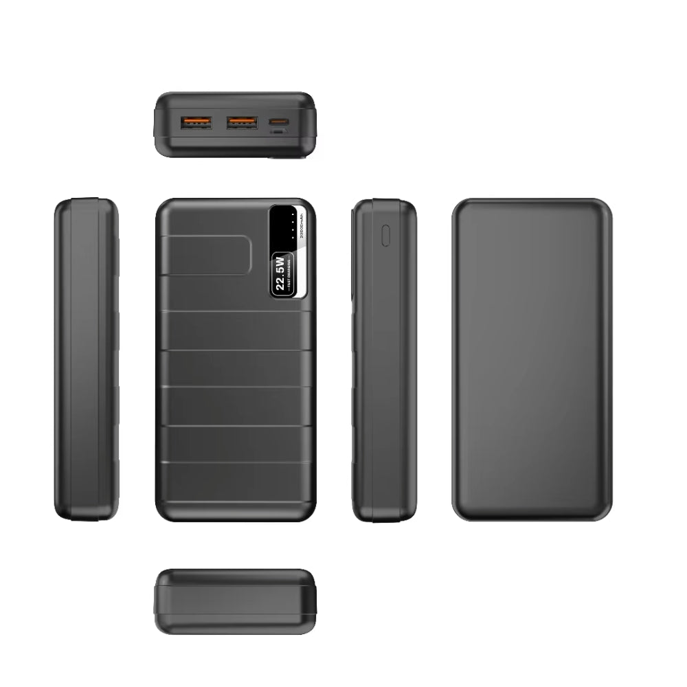 Powerbank 10000mAh / 20000mAh, 22.5W, brzo punjenje, USB-C/2xUSB-A/micro USB