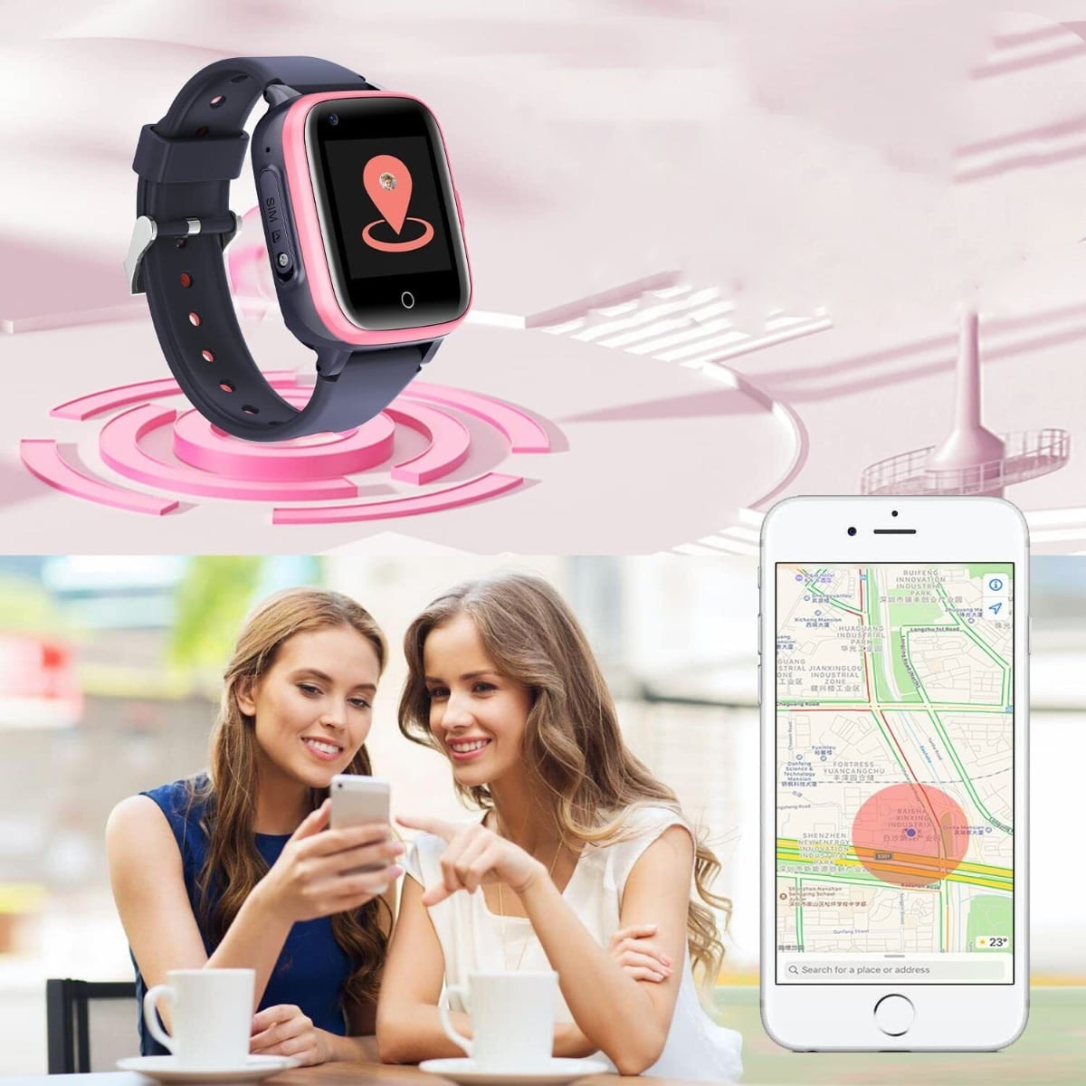 Pametni sat za djecu SmartKid Pro sa sim karticom, GPS, kamera