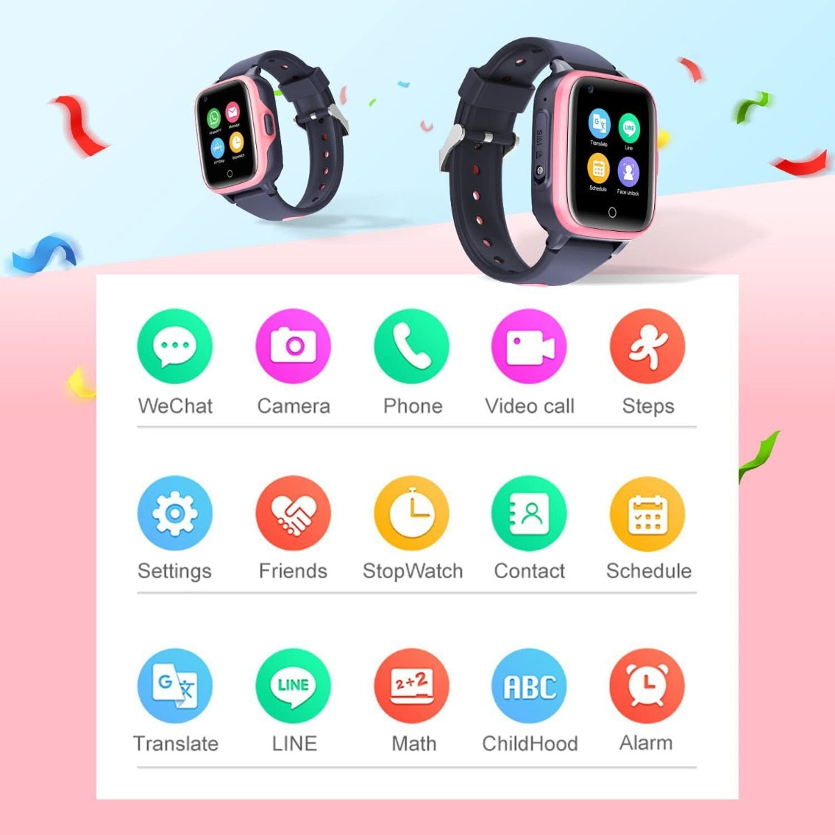 Pametni sat za djecu SmartKid Pro sa sim karticom, GPS, kamera