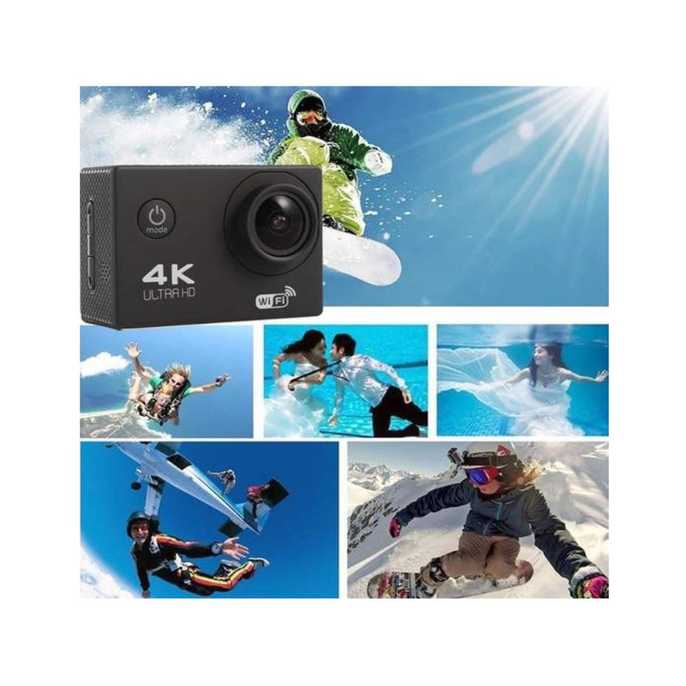 4K Ultra HD Akcijska Kamera, Vodootporna, WiFi