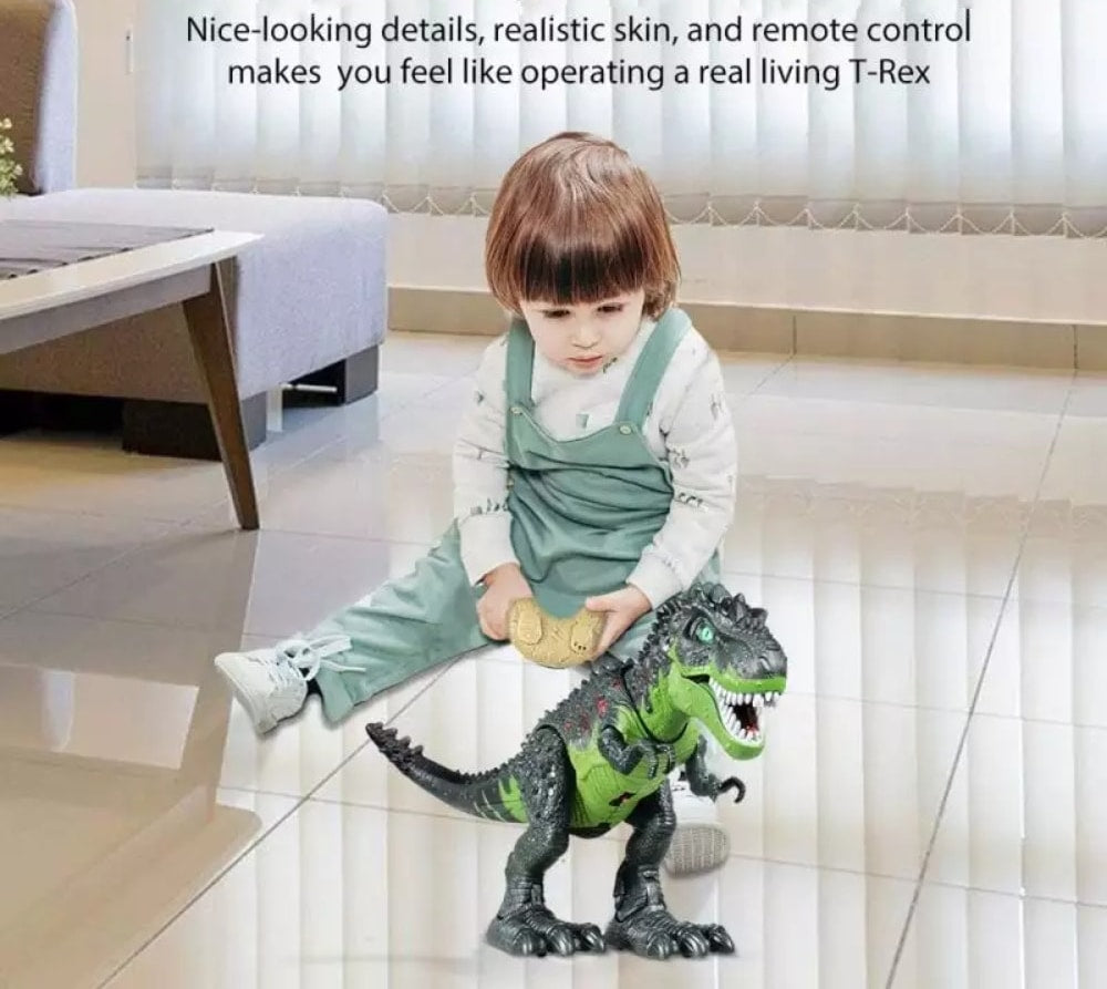 Dinosaur robot koji riga vatru