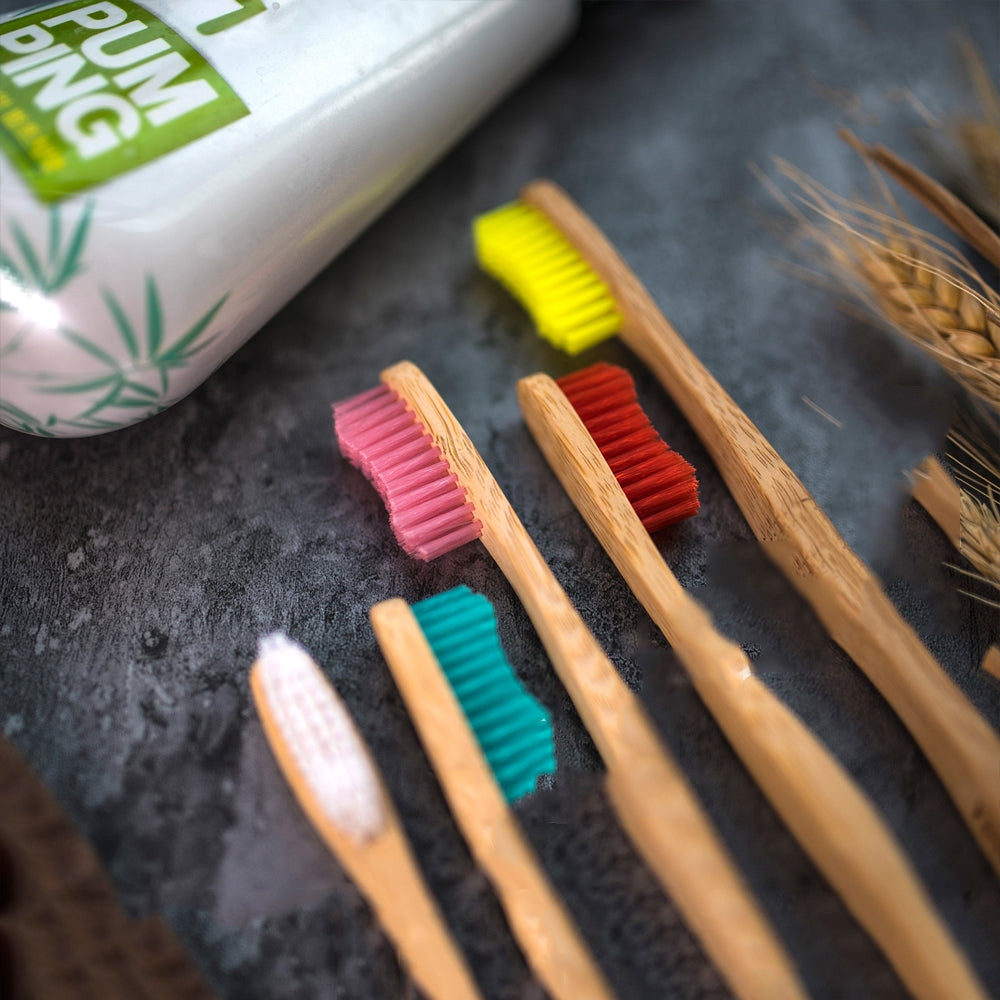 BAMBOO Četkica za zube - set od 4 komada