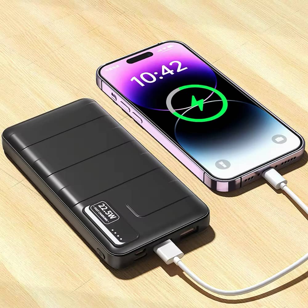 Powerbank 10000mAh / 20000mAh, 22.5W, brzo punjenje, USB-C/2xUSB-A/micro USB