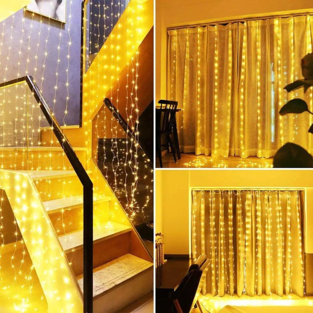 LED Svjetleća zavjesa 3x3m