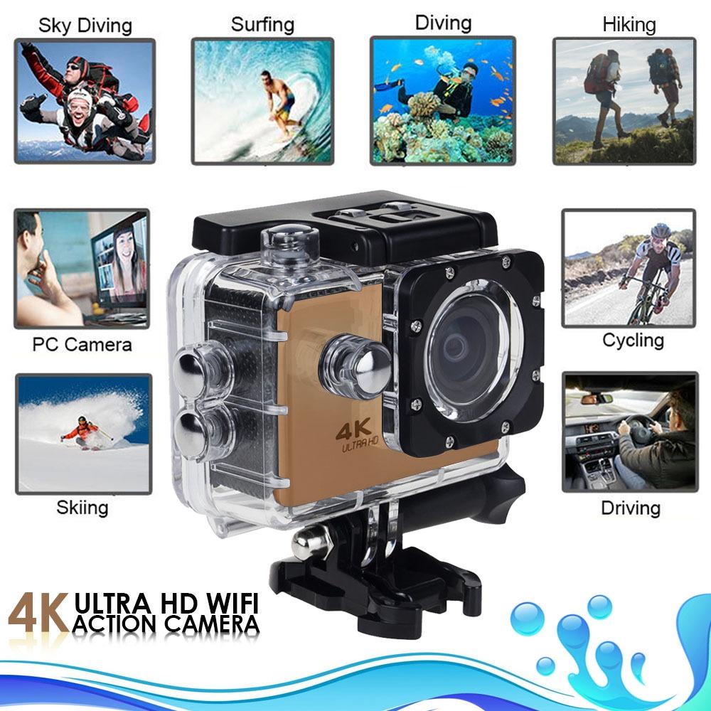4K Ultra HD Akcijska Kamera, Vodootporna, WiFi