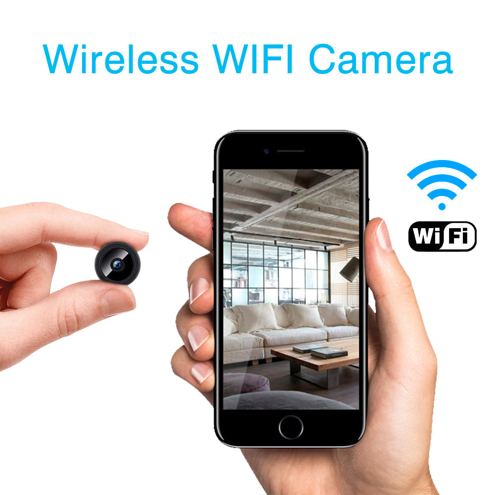 Mini nadzorna kamera, nadzor uživo, WiFi, dnevno-noćno snimanje
